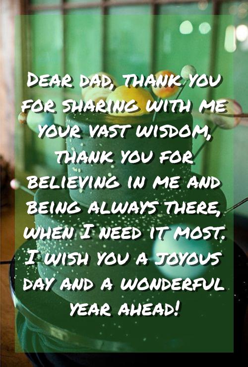 happy birthday wishes quotes for father